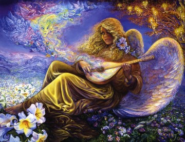 JW fantasy surrealism angel melodies Oil Paintings